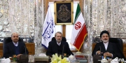 لاریجانی: کتابخانه‌ی مجلس به مجلس شورای اسلامی متصل است