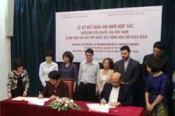 امضای یادداشت تفاهم همکاری فرهنگی میان ایران و ویتنام