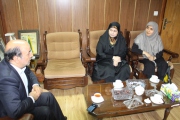 بازدید نمایندگان مجلس از کتابخانه
