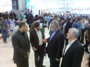 رئیس کمیسیون امنیت ملی و سیاست خارجی مجلس شورای اسلامی در غرفه کتابخانه مجلس
