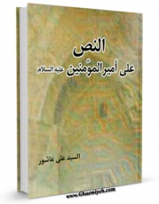 امكان دسترسی به كتاب النص علی امیر المومنین علیه السلام اثر سید علی عاشور فراهم شد.